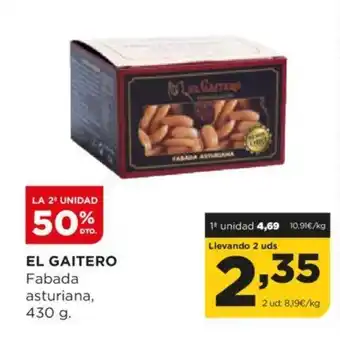 Alimerka EL GAITERO Fabada asturiana, 430 g. oferta
