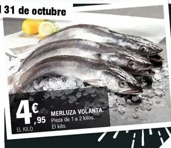 E.Leclerc Merluza Volanta Pieza de 1 a 2 kilos oferta