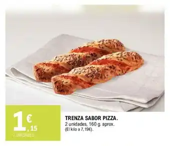 E.Leclerc Trenza Sabor Pizza 2 unidades, 100g aprox. oferta