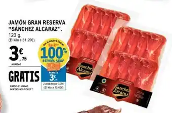 E.Leclerc "Sanchez Alcaraz" Jamón Gran Reserva 120g oferta