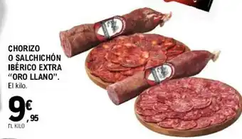 E.Leclerc "Oro LLano" Chorizo O Salchichón Mérico Extra oferta