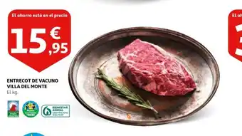 Alcampo ENTRECOT DE VACUNO oferta