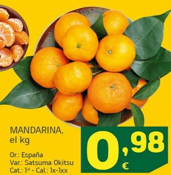 HiperDino Mandarina oferta