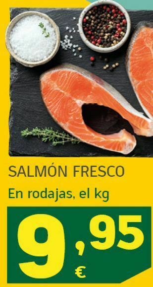 HiperDino Salmón fresco oferta