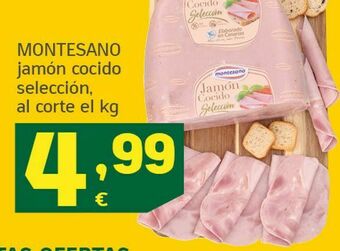 HiperDino Montesano jamón cocido selección oferta