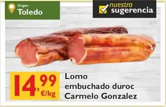 Supermercados La Despensa Carmelo Gonzales Lomo embuchado duroc El kg oferta