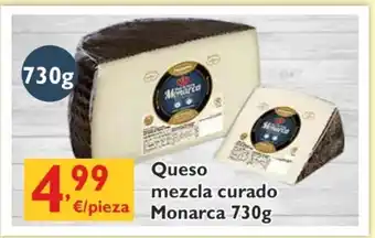 Supermercados La Despensa Monarca Queso mezcla curado 730g oferta