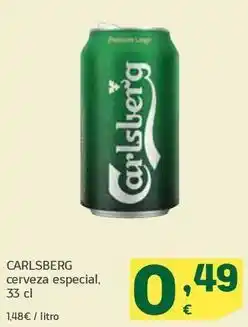 HiperDino Carlsberg - cerveza especial oferta