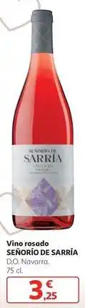 Alcampo Señorío de sarría - vino rosado oferta