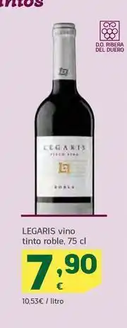 HiperDino Legaris - vino tinto roble oferta