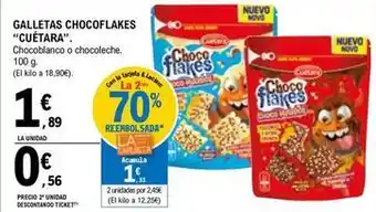 E.Leclerc Cuétara - galletas chocoflakes oferta