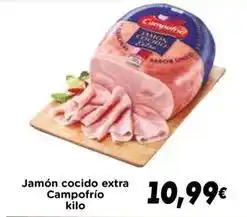 Supermercados Piedra Campofrío - jamón cocido extra oferta