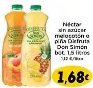 Supermercados Piedra Don simón - néctar sin azúcar melocotón o piña disfruta oferta