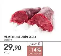 Supermercados Plaza Morrillo de atun rojo oferta