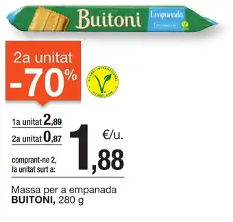 BonpreuEsclat Massa per a empanada BUITONI, 280 g oferta