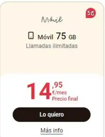 Lowi Tarifas móvil oferta