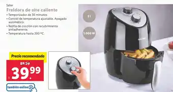 Lidl Salter Freidora de aire caliente oferta