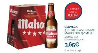 Supermercados La Despensa Cerveza oferta