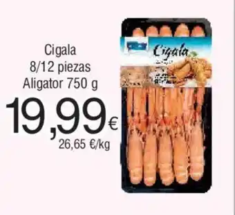 FROIZ Cigala 8/12 piezas Aligator 750 g oferta