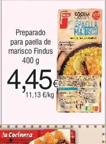 FROIZ Preparado para paella de marisco Findus 400 g oferta