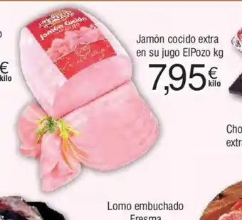 FROIZ Jamón cocido extra en su jugo ElPozo kg oferta
