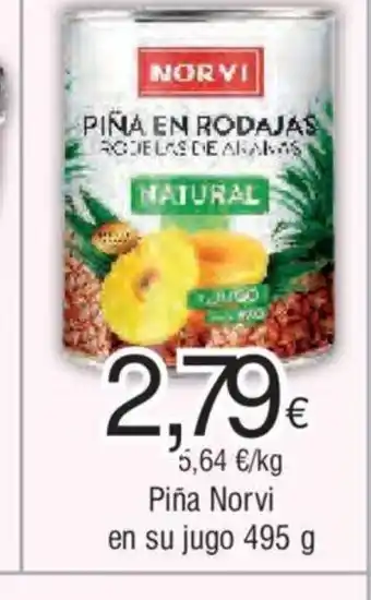 FROIZ Piña Norvi en su jugo 495 g oferta