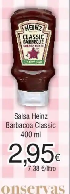 FROIZ Salsa Heinz Barbacoa Classic 400 ml oferta