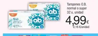 FROIZ Tampones O.B. normal o super 32 u, unidad oferta