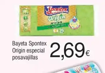 FROIZ Bayeta Spontex Origin especial posavajillas oferta