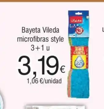 FROIZ Bayeta Vileda microfibras style 3+1 u oferta