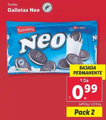 Lidl Galletas Neo oferta