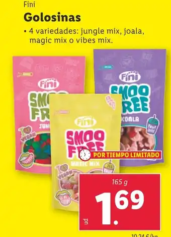 Lidl Fini Golosinas oferta