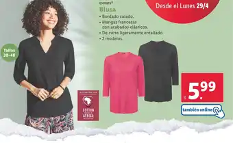 Lidl Blusa oferta