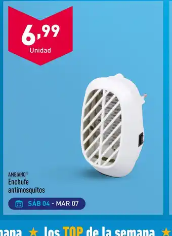 ALDI AMBIANOⓇ Enchufe antimosquitos oferta