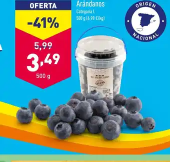 ALDI Arándanos oferta