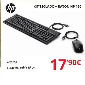 Dynos Informática Kit Teclado + Ratón Hp 160 oferta