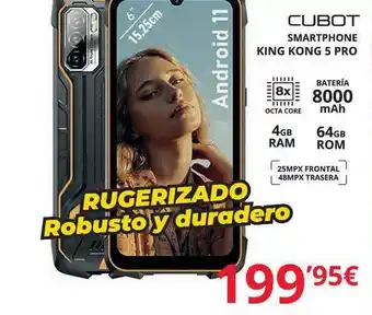 Dynos Informática Cubot Smartphone King Kong 5 Pro oferta