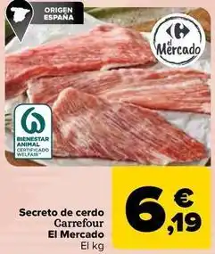 Carrefour Carrefour - secreto de cerdo el mercado oferta