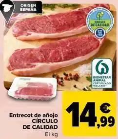 Carrefour Círculo de calidad - entrecot de añojo oferta