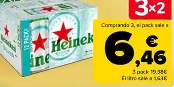 Carrefour Heineken - cerveza original silver o 0,0% oferta