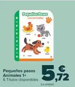Carrefour Pequeños pasos Animales 1+ oferta