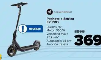 Carrefour Segway-ninebot - patinete eléctrico e2 pro oferta