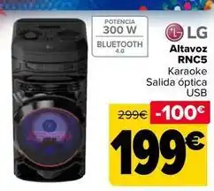 Carrefour Lg - altavoz rnc5 oferta