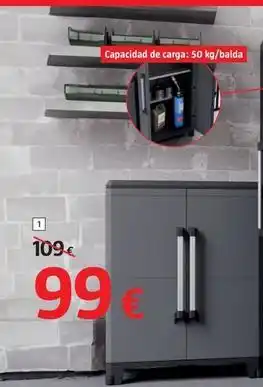 Bauhaus Armario de pcv' transforming oferta