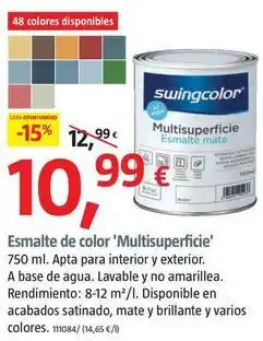 Bauhaus Swingcolor - esmalte de color 'multisuperficie' oferta