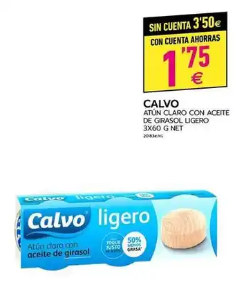 BM Supermercados Calvo - atún claro en aceite de girasol oferta