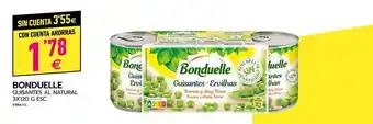 BM Supermercados Bonduelle - guisantes al natural oferta