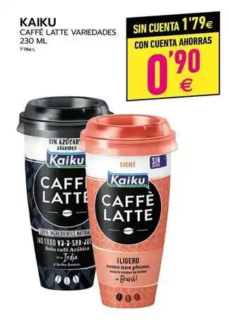 BM Supermercados Kaiku - caffé latte oferta