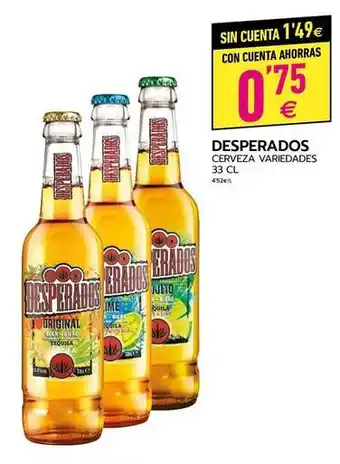 BM Supermercados Desperados - cerveza oferta