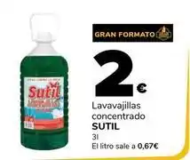 Supeco Sutil - lavavajillas concentrado oferta